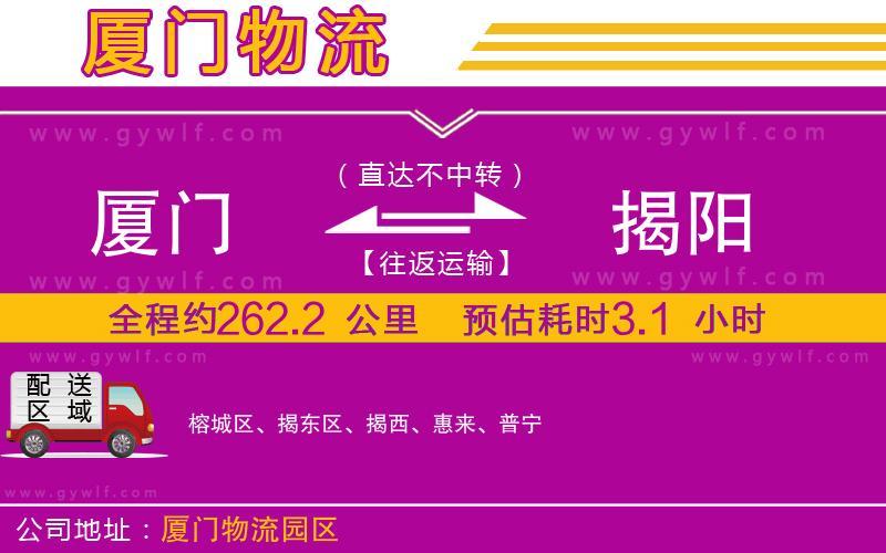 廈門到揭陽(yáng)物流公司