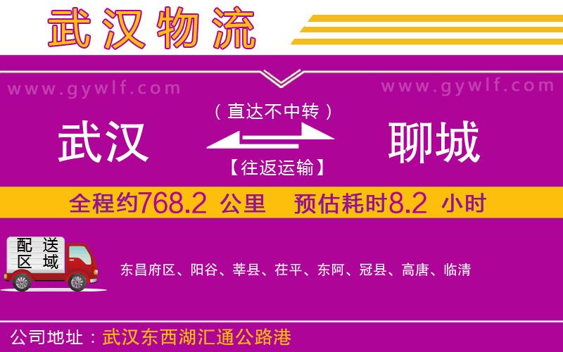 武漢到聊城物流專線