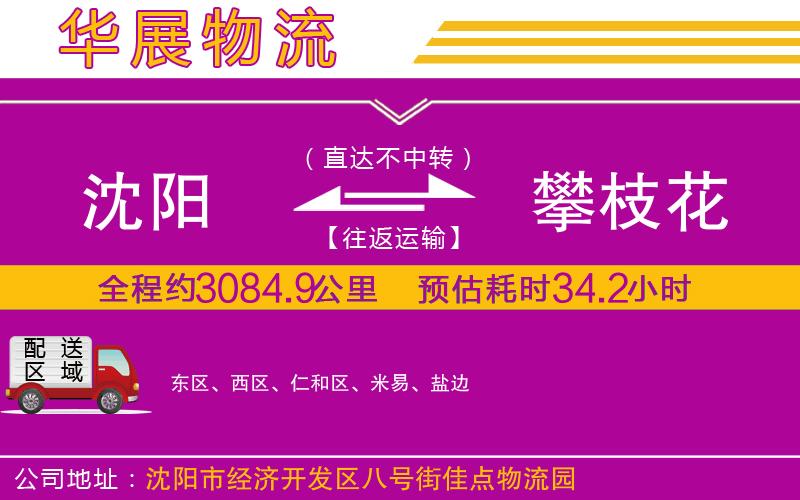 沈陽(yáng)到攀枝花貨運(yùn)公司