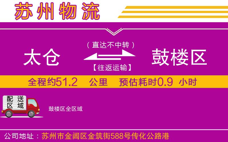 太倉到鼓樓區(qū)物流公司