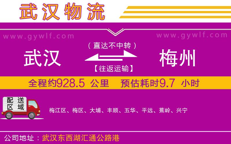 武漢到梅州貨運(yùn)公司