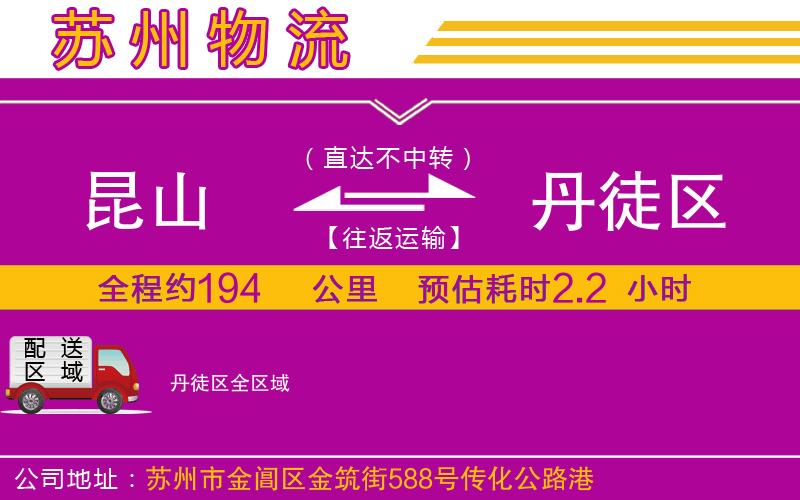 昆山到丹徒區(qū)物流公司