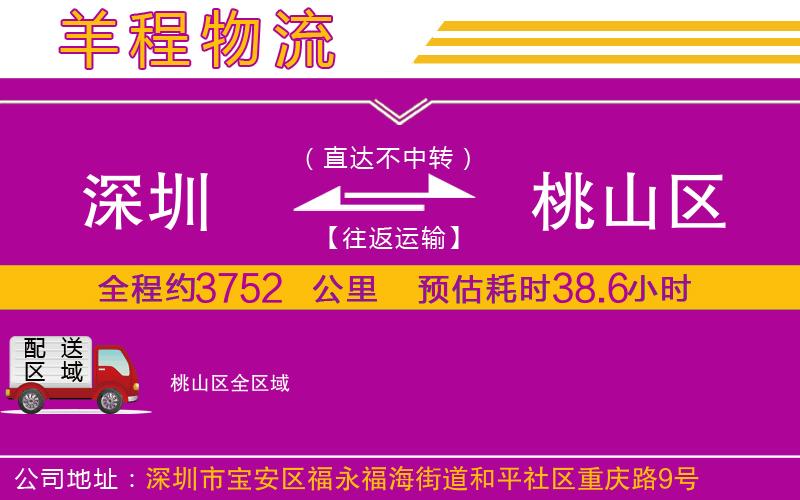 深圳到桃山區(qū)物流公司