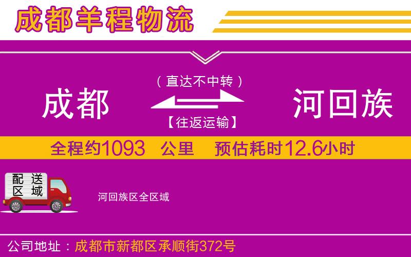 成都到瀍河回族區(qū)貨運公司
