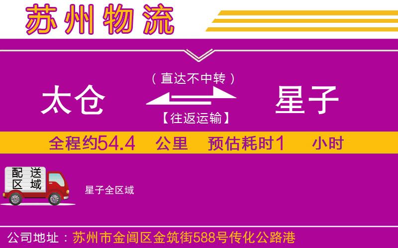 太倉(cāng)到星子物流公司