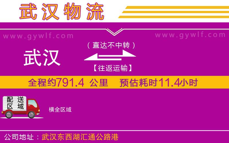 武漢到橫貨運公司