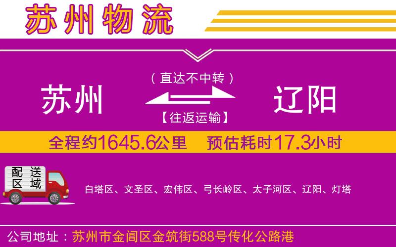 蘇州到遼陽(yáng)貨運(yùn)公司