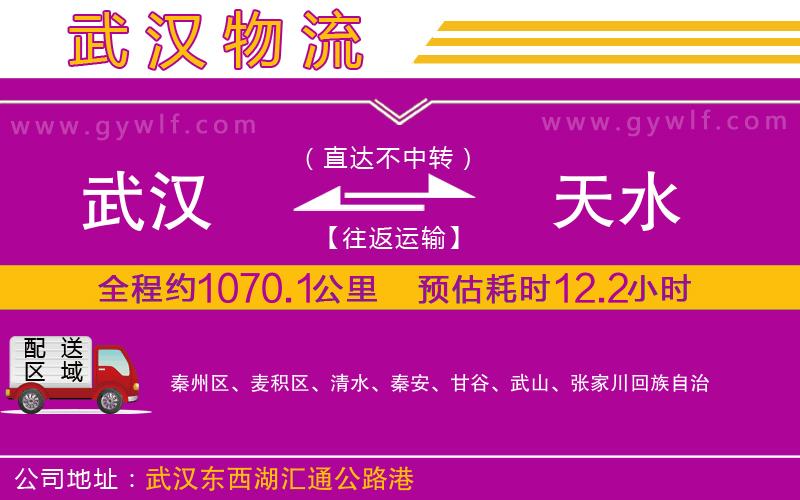 武漢到天水物流公司