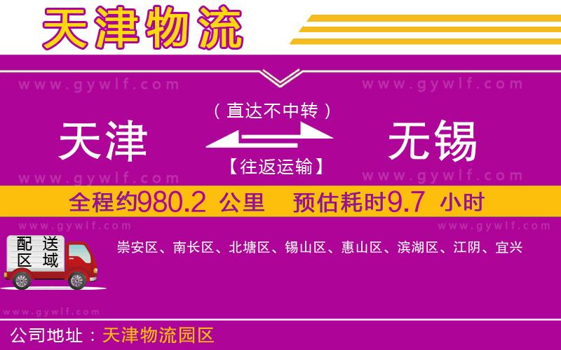 天津到無錫物流公司