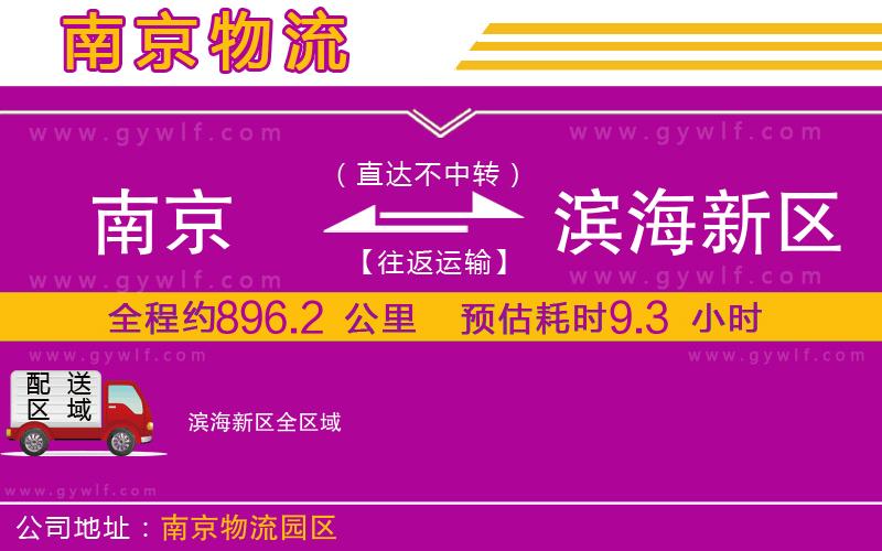 南京到濱海新區(qū)物流公司