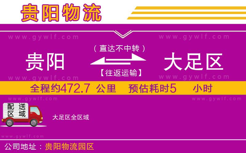 貴陽(yáng)到大足區(qū)物流公司