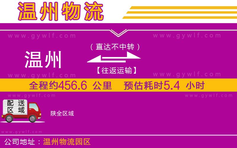 溫州到陜物流公司