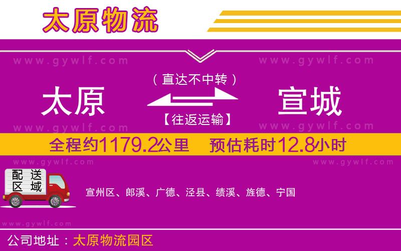 太原到宣城物流公司