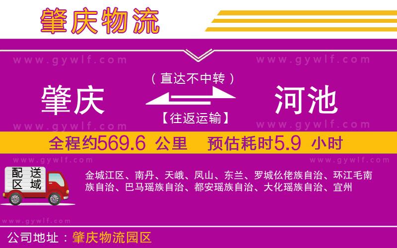 肇慶到河池物流公司