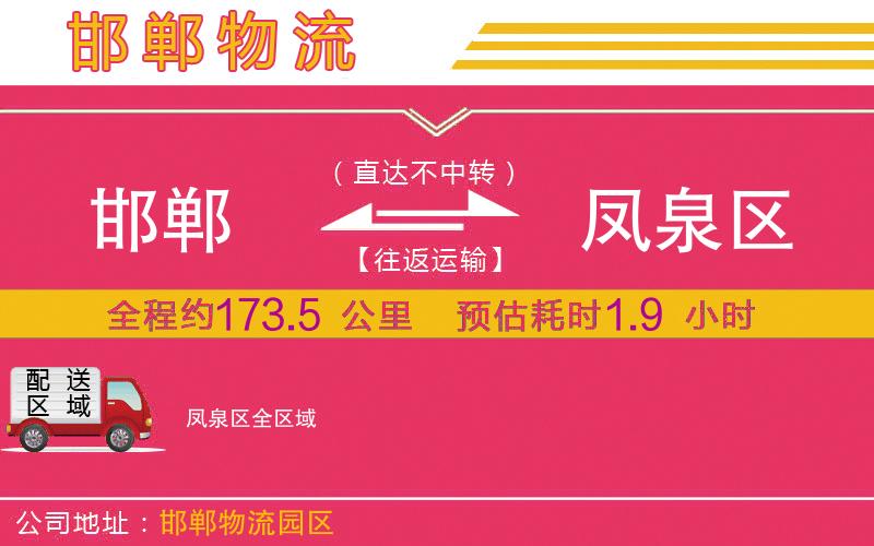 邯鄲到鳳泉區(qū)物流公司