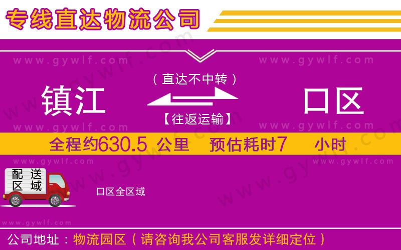 鎮(zhèn)江到硚口區(qū)物流公司