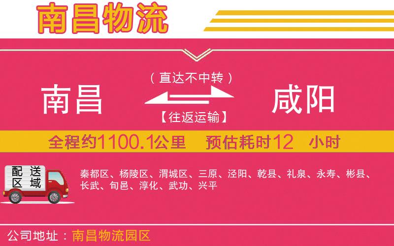 南昌到咸陽物流公司