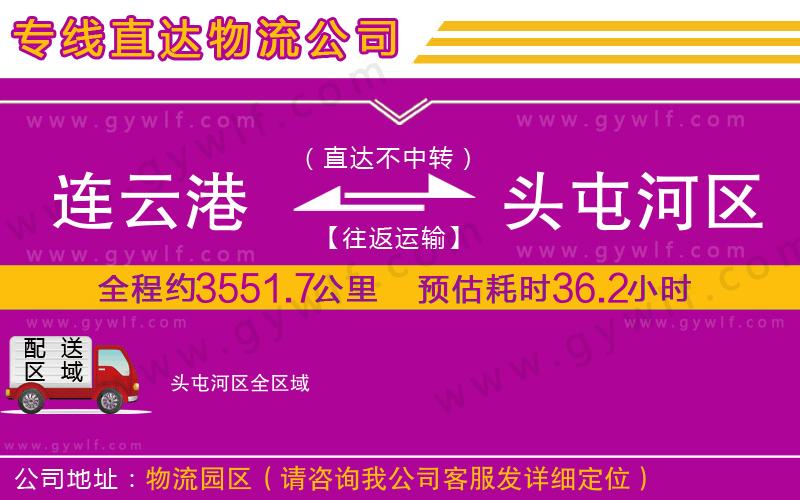 連云港到頭屯河區(qū)物流公司