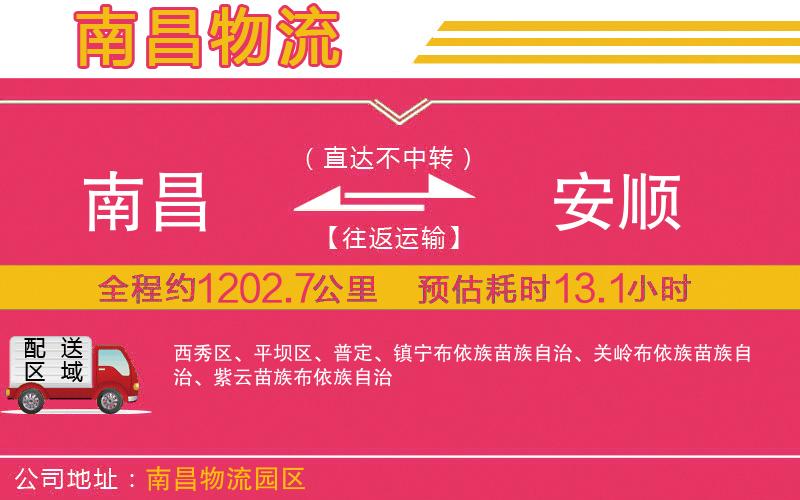 南昌到安順物流公司