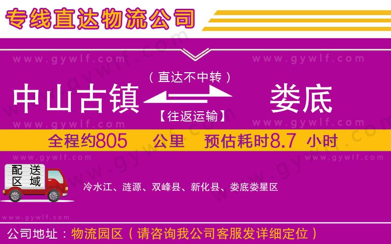 中山古鎮(zhèn)到婁底物流公司