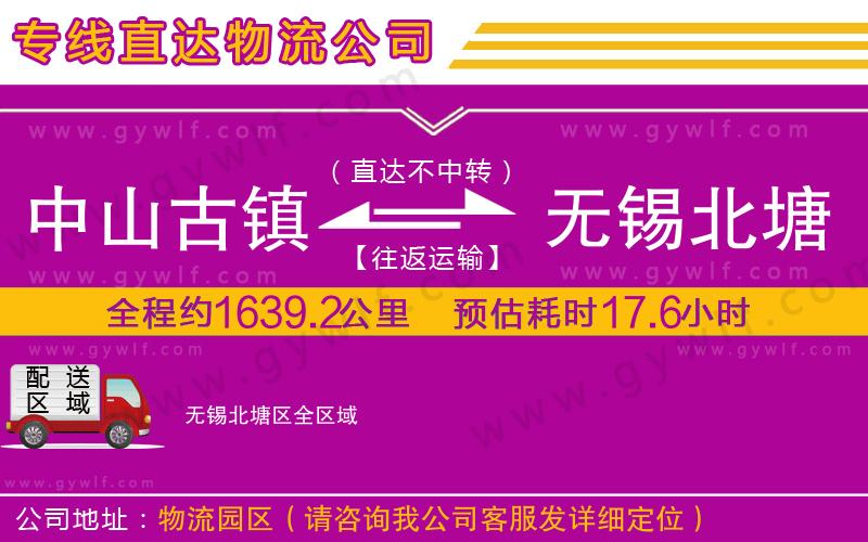 中山古鎮(zhèn)到無錫北塘區(qū)物流公司