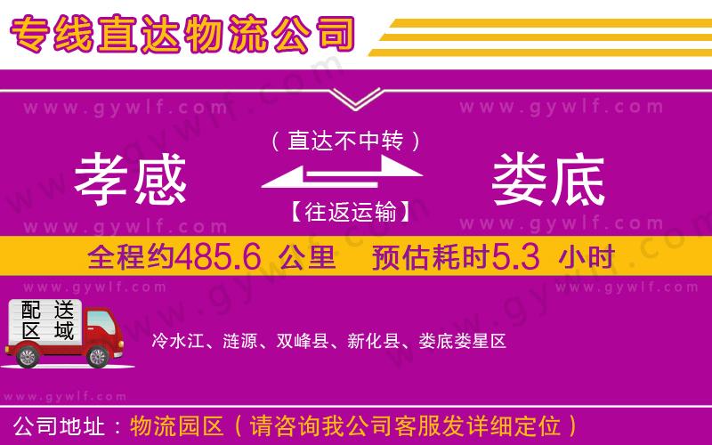 孝感到婁底物流公司