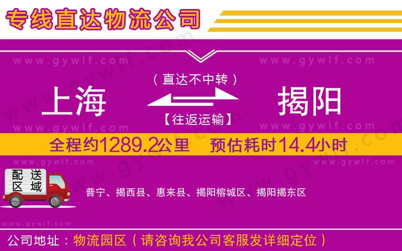 上海到揭陽(yáng)貨運(yùn)專線