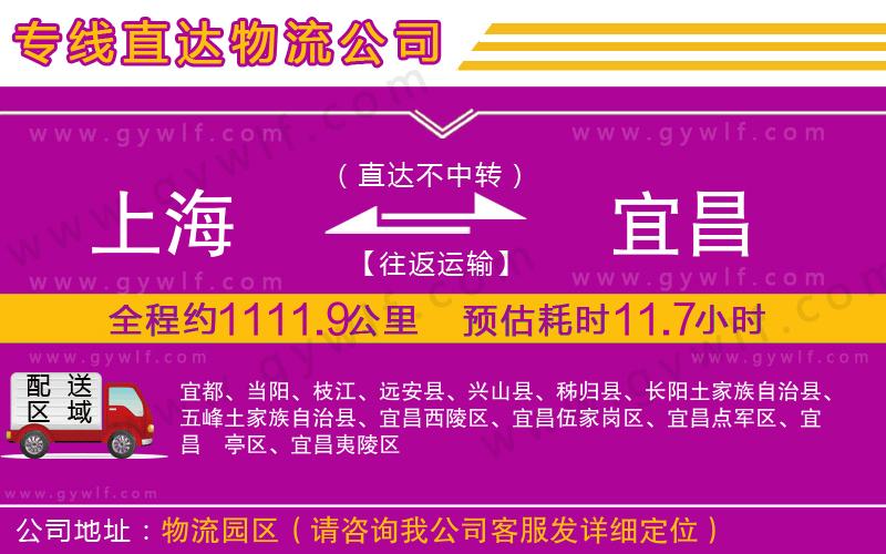 上海到宜昌貨運(yùn)專線