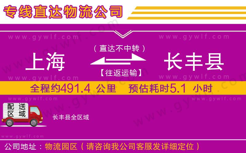 上海到長(zhǎng)豐縣貨運(yùn)公司