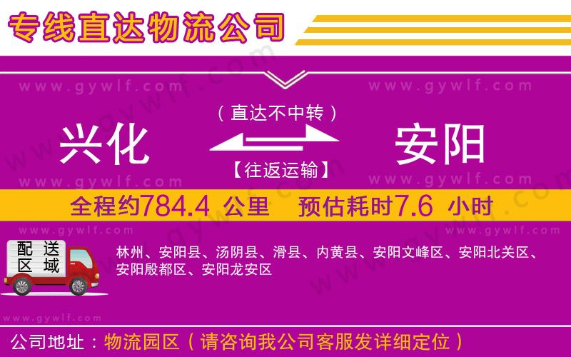 興化到安陽(yáng)物流公司