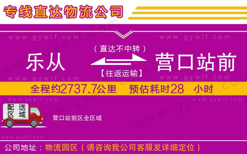 樂從到營口站前區(qū)物流公司